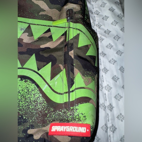 Sprayground - Camo Print/ Glow in the Dark Backpack - Picture 10 of 15